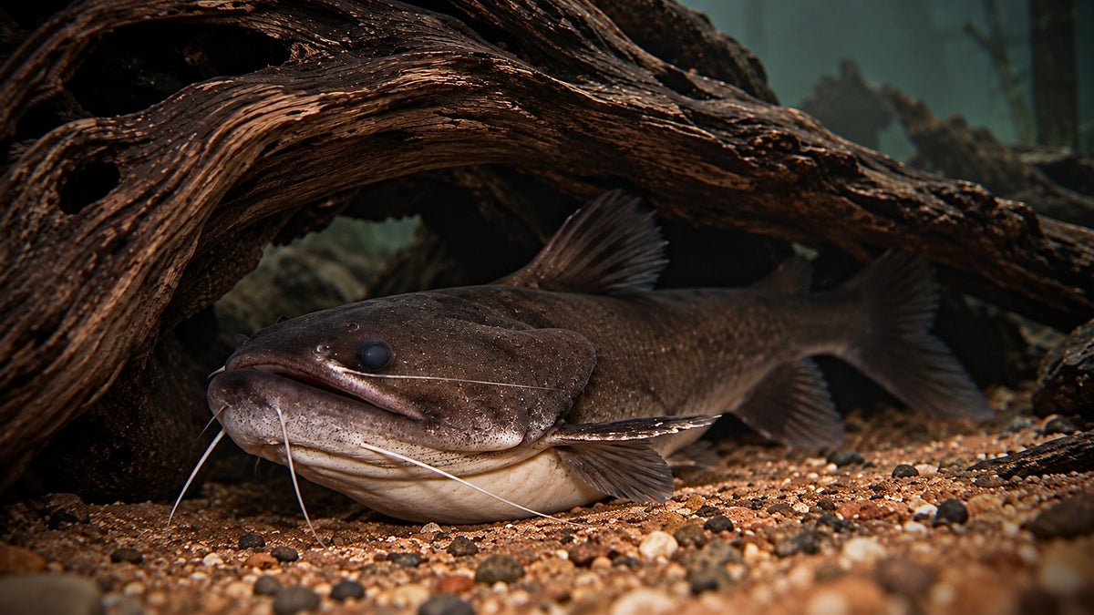 GULPER CATFISH 15CM - ASTEROPHYSUS BATRACHUS